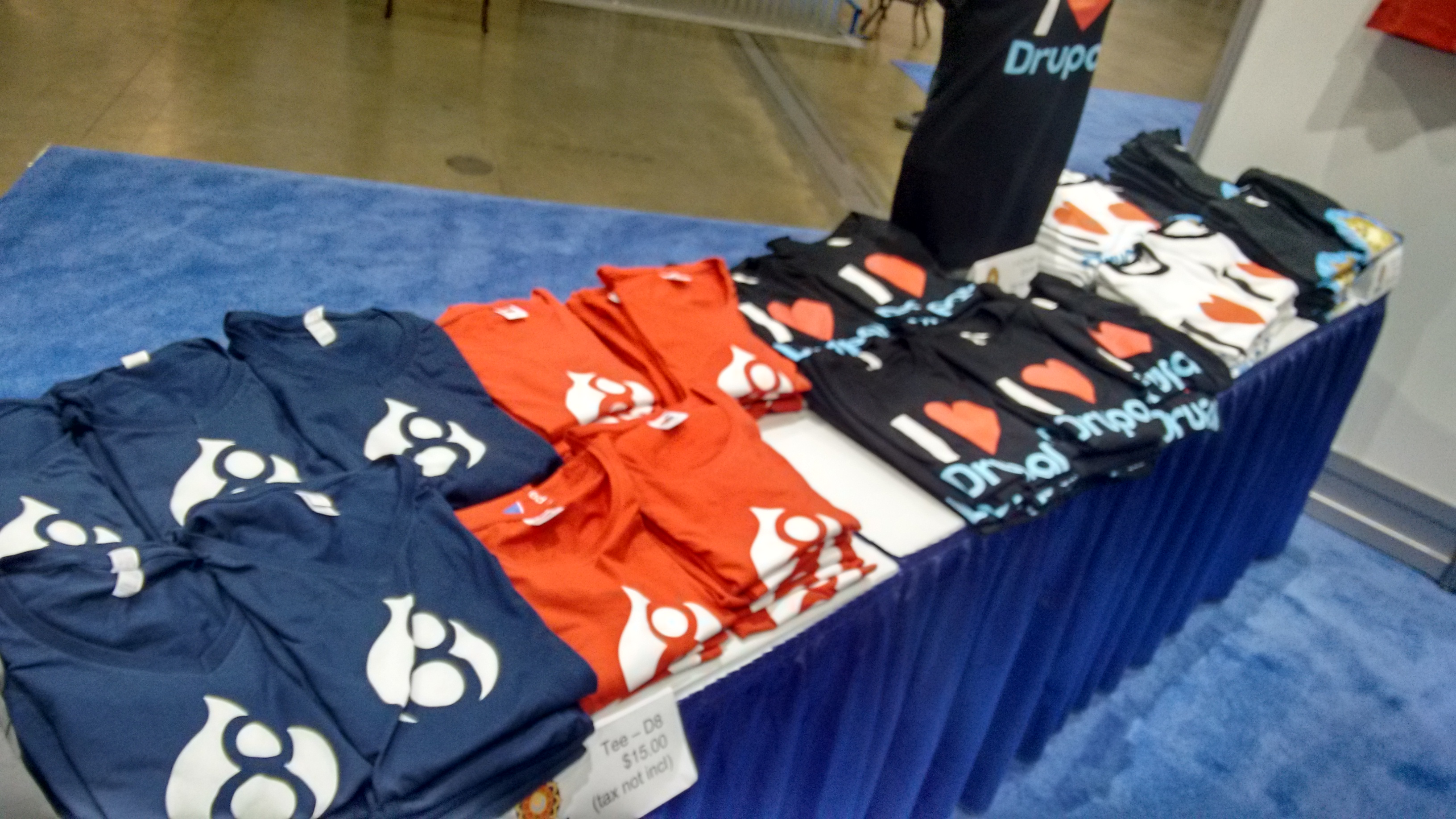 Drupal 8 t-shirts