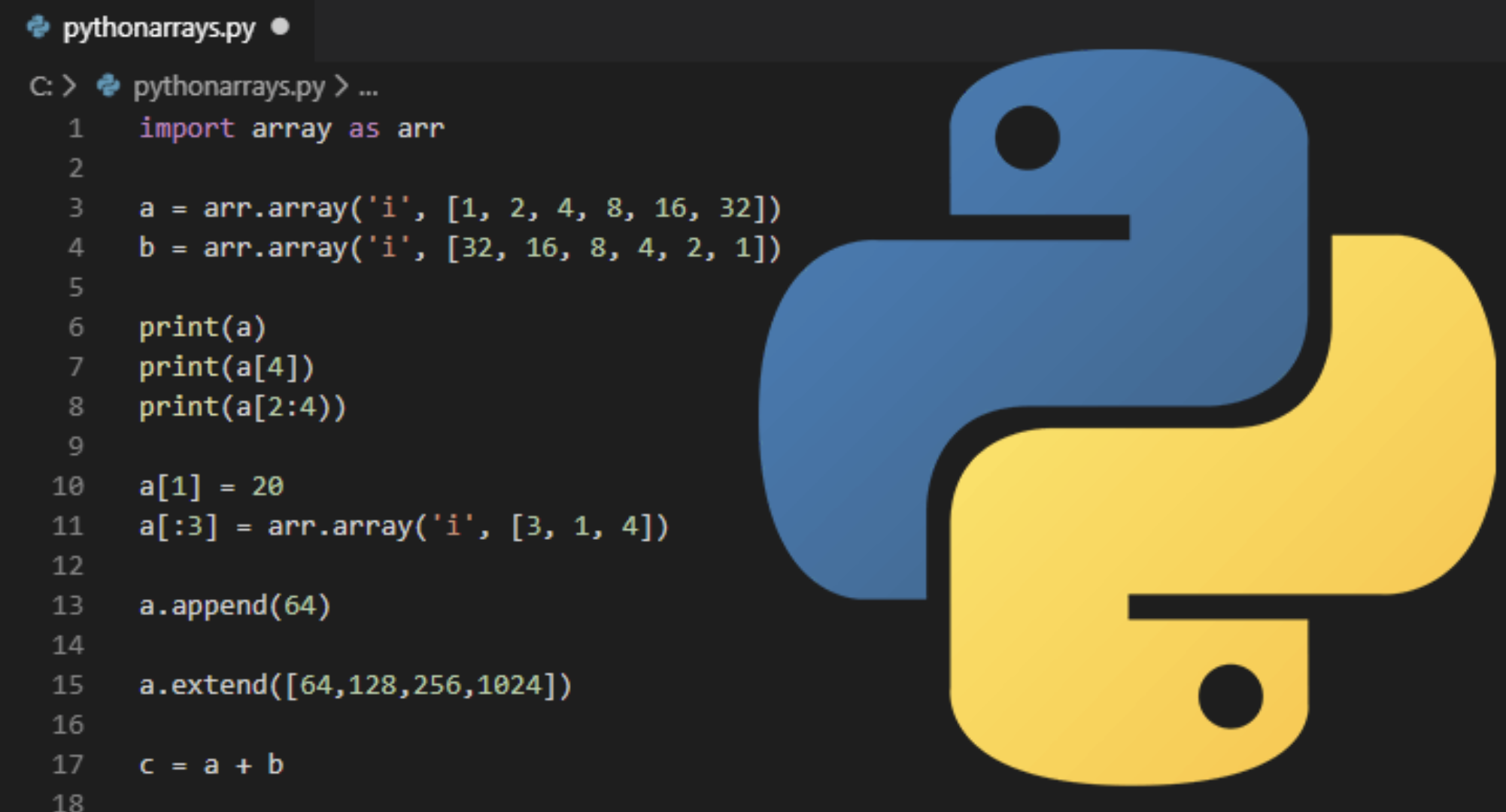 matrices de python