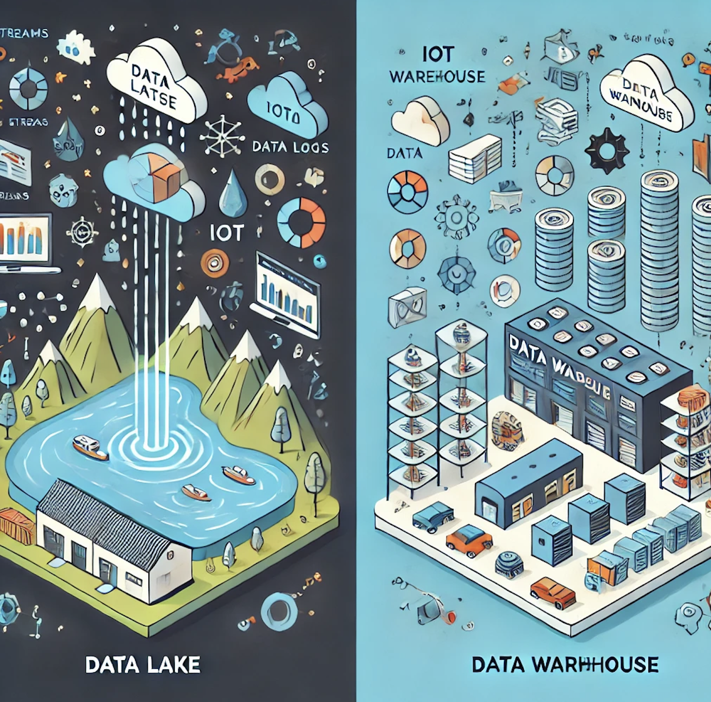 data lake data warehouse