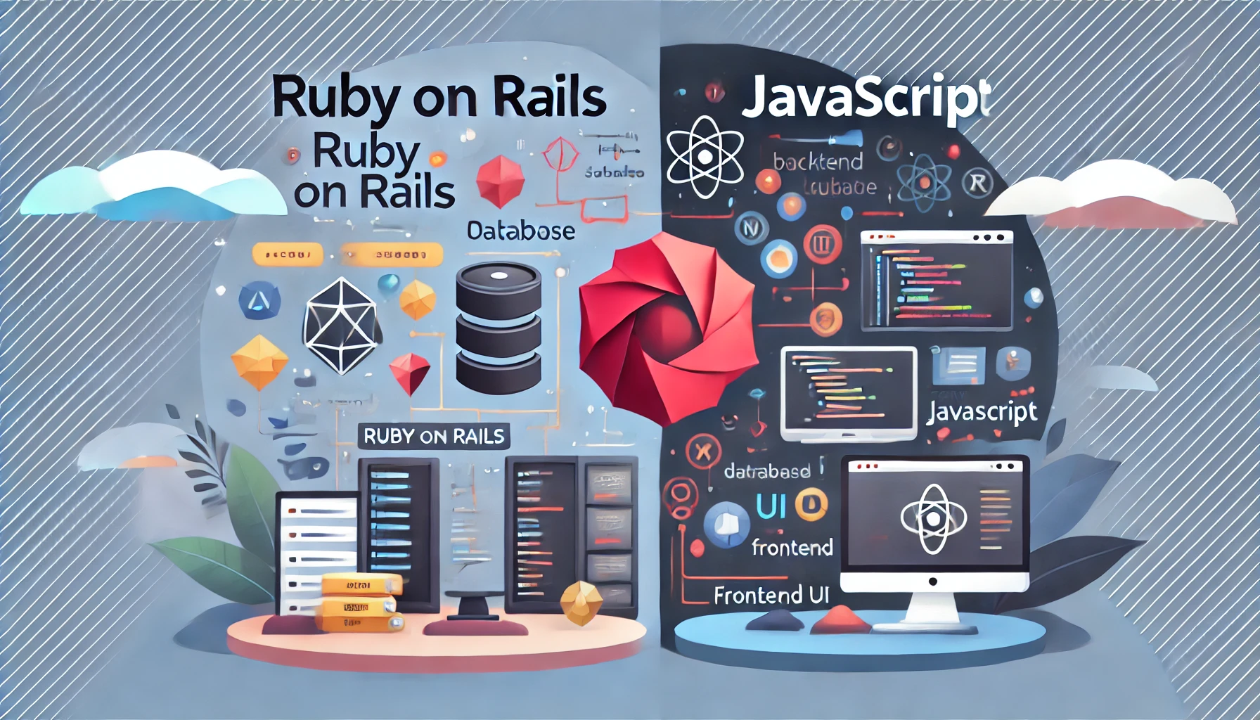 Ruby on Rails vs JavaScript